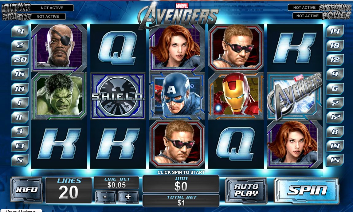 The Avengers Slot